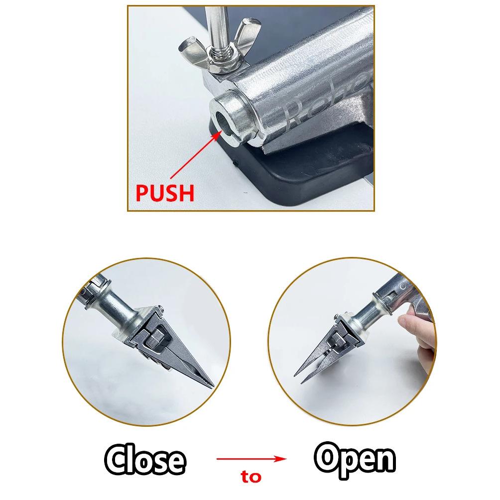 Ruihe Rehoo 360° Otočný Kovový Držák Jigu pro Broušení Nožů s Pevným Úhlem RH006