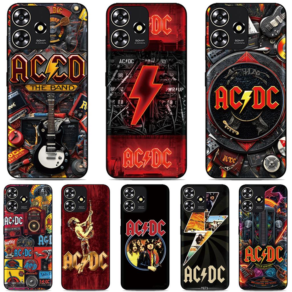 Music AC-DC Phone Case For ZTE Blade V80 V60 V50 Design 4G V30 V40 Vita Axon 60 50 40 Lite 30 Pro 11 V41 Smart A3 A5 Cover
