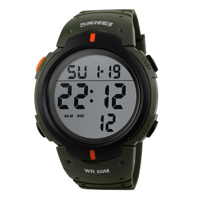 Men Digital Watch Stopwatch Alarm Luminous Watch