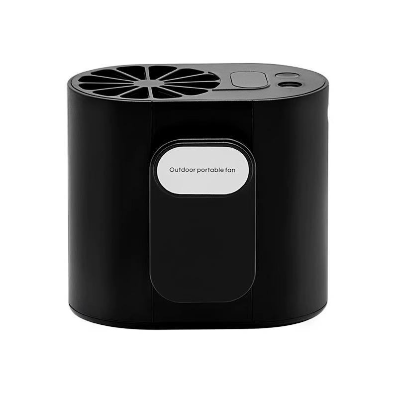 Portable Outdoor Waist Fan: Powerful Mini Cooling with Strong Wind for Construction Sites