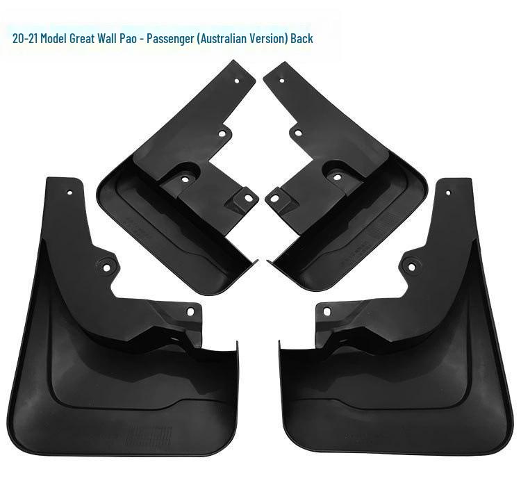 Leather Mudguards for 2020-2021 GWM POER Australian Passenger Version