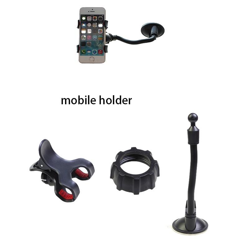 Kreative Auto-Lüftungsschlitz-Handyhalterung mit flexiblem Schwanenhals-Saugfuß