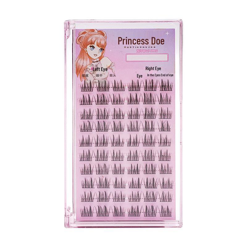 

Подсолнух Ленивые Трехшаговые Накладные Ресницы - 10 Рядов Тонкие Пучки