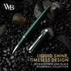 Caneta Esferográfica Wordsworth and Black Caneta de Luxo Tinta Verde Cromada Presente para Homens Profissional Adorável Caneta de Luxo - - Acabamento, Laca, Recarga, Recarregável, &