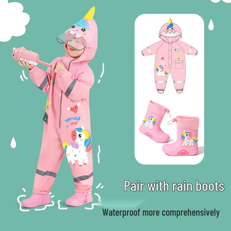 Impermeable de una pieza impermeable para niños