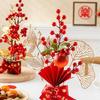 Red Berry Branch Spring Festival Pots Good Fortune New Year Pots Wedding Pots  Home Decor