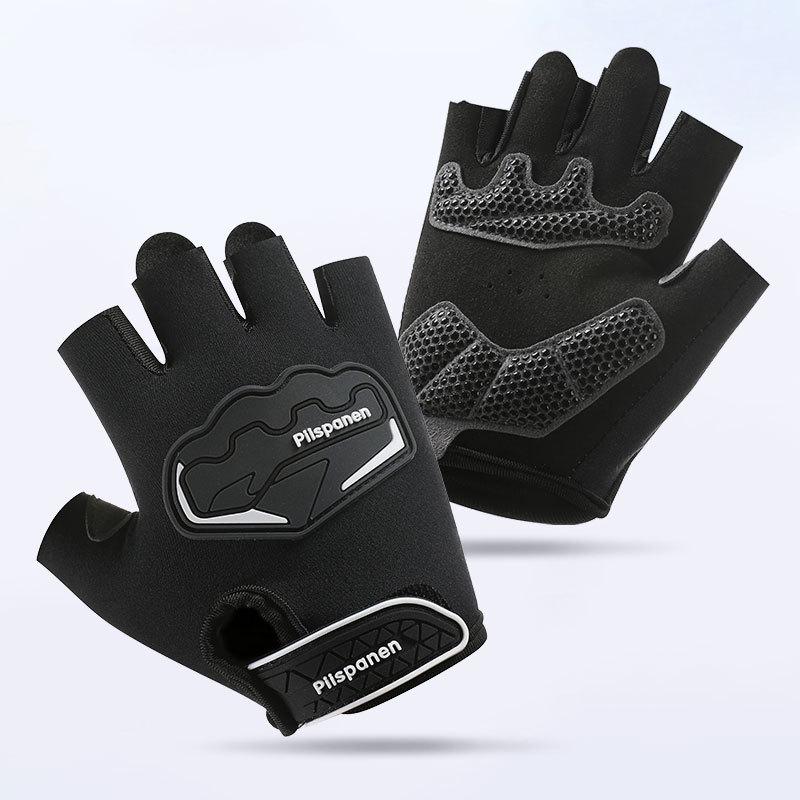 Kids' Breathable Non-Slip Shock-Absorbing Sports Gloves for Cycling and Fitness