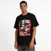 Retro Robocop Skull Print T-Shirt Street Trend Loose Short Sleeve Top Pure Cotton T-shirt
