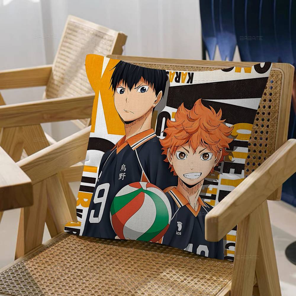 Haikyuu Japan Anime Pillowcase Toon Gift Cushion Cover Bedroom Home Sofa Chair Seat Decor Pillow Case