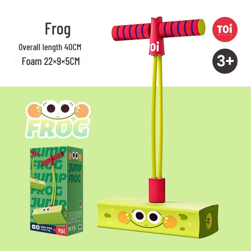 

TOI Tuyi Лягушка Прыгалка: Детская игрушка-прыгун для учеников начальной школы и подростков, кукла для прыжков в высоту на открытом воздухе.