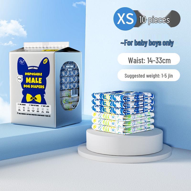 DONO'S DIARY Pet Diapers: Sanitary Pants for Female Dogs & Diapers for Male Dogs