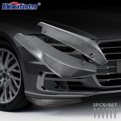 Universal Auto Vorne Hinten Stoßstange Streifen Lip Spoiler Diffusor Splitter Scratch Protector Carbon Fiber Winglets Seite Rock