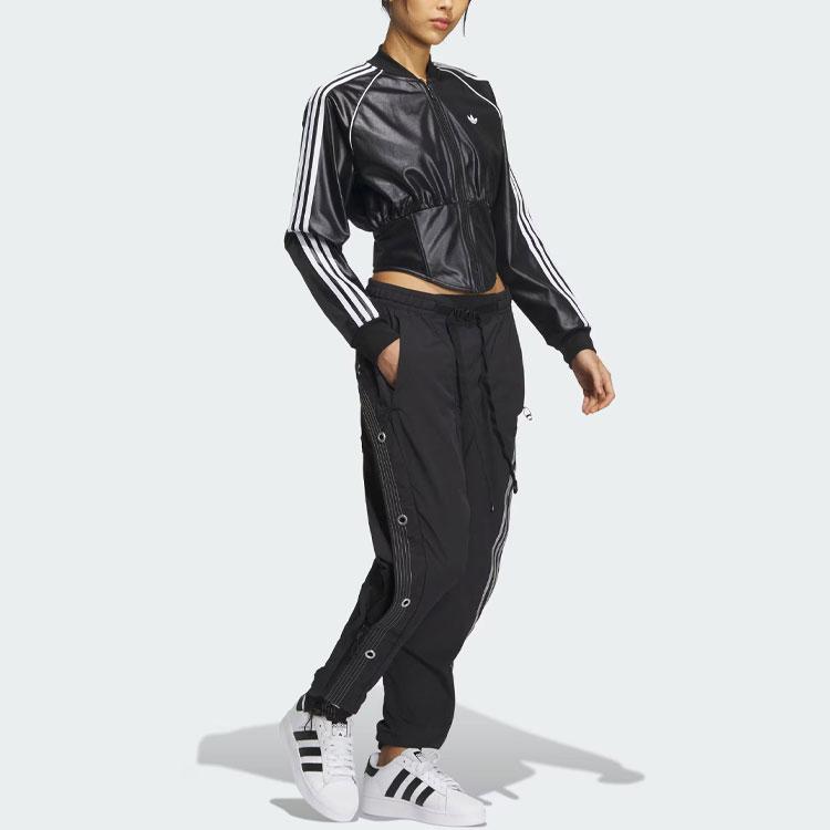 adidas Originals Slim Fit Bomber Jacket Black Women IX1904