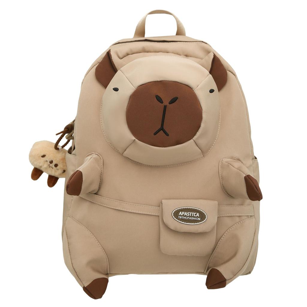College Students Cute Capybara Backpack Junior High School Students High School Students Cute Backpack.