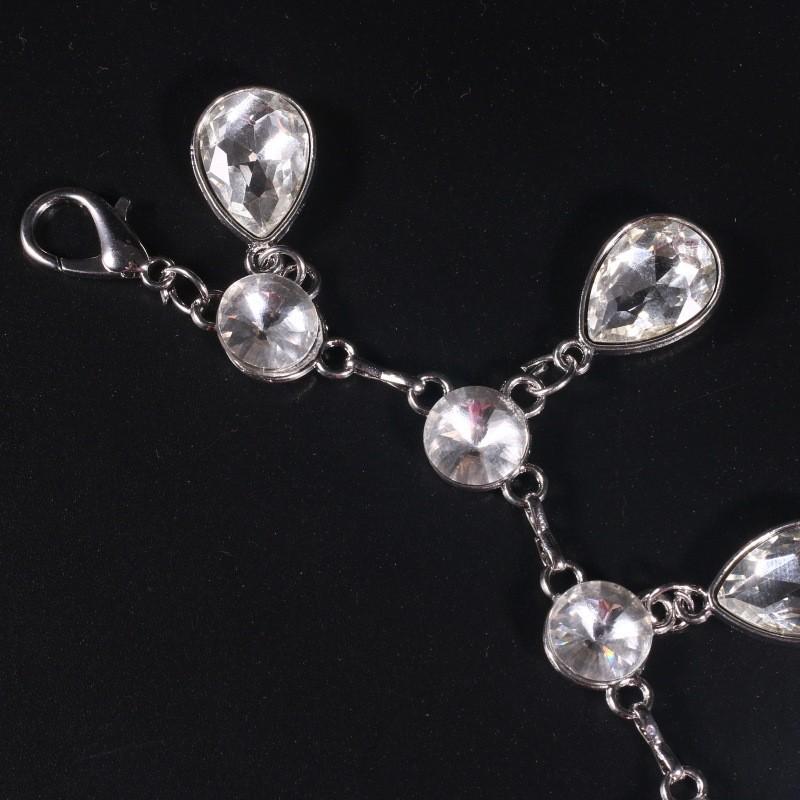 2025 Crystal Rhinestone Belly Dance Waist Chain with Tassels