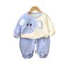 Kids Casual Long-Sleeve Set, Comfortable Daily Wear Outfits