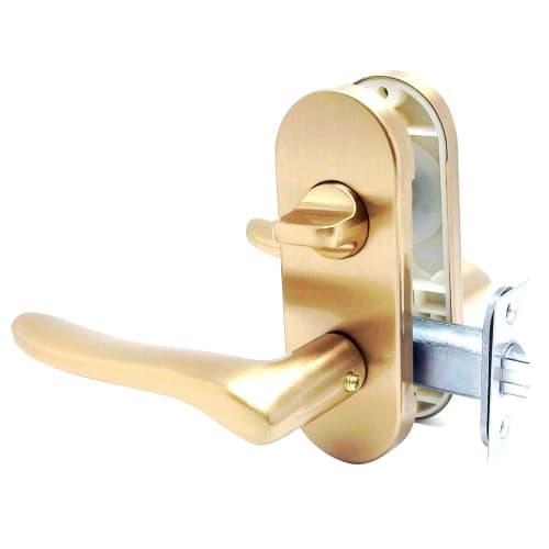 Kawaguchigiken Lever Handle, High Lever Lock, Blister Pack, Satin Gold, DAL-32-4K13-SG