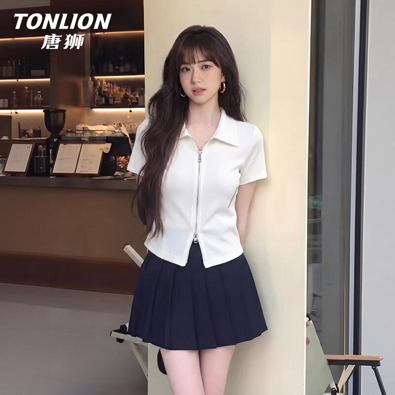 Женская футболка-поло с коротким рукавом TonLion S