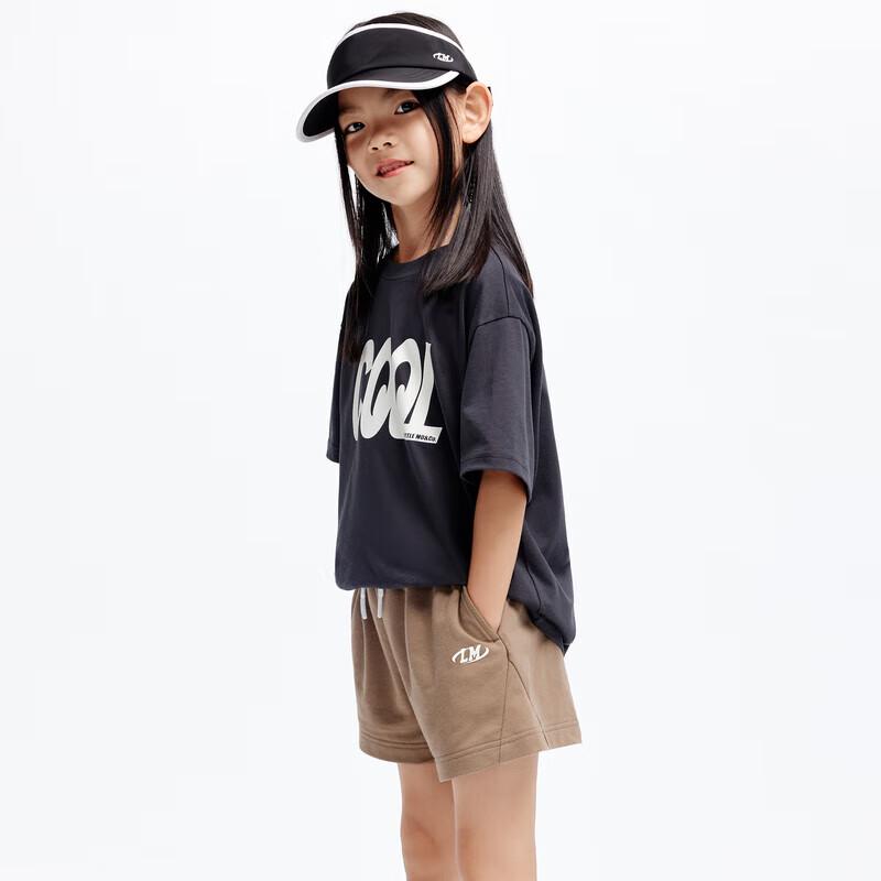 little MO&Co. Kids  Moisture-Wicking Printed Short-Sleeve T-Shirt 100