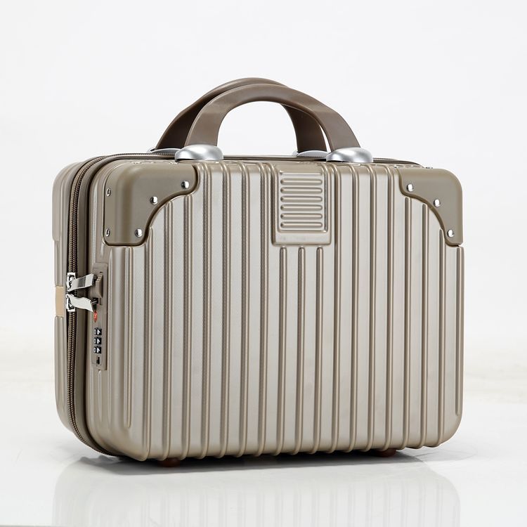 14palcové kosmetické pouzdro Úložná krabička na make-up Zámek s heslem taška na make-up Organizér Kufr Přenosný do ruky Cestovní pouzdro na zavazadla