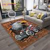 Vintage Motorcycle Retro Carpet Rug for Home Living Room Bedroom Playroom Sofa Doormat Decor,Kid Area Rug Non-slip Floor Mat