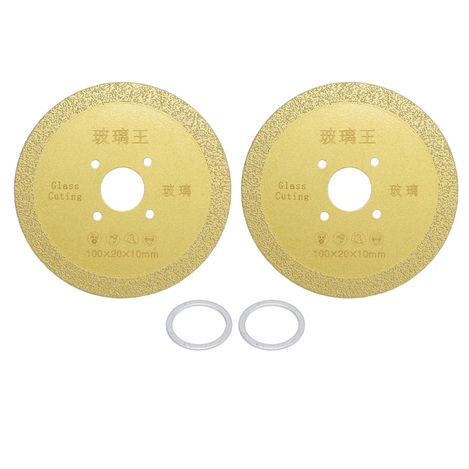 

2 шт. Отрезной пильный диск 100 мм Алмазный керамический пильный диск Диск для резки фарфора для угловой шлифмашины