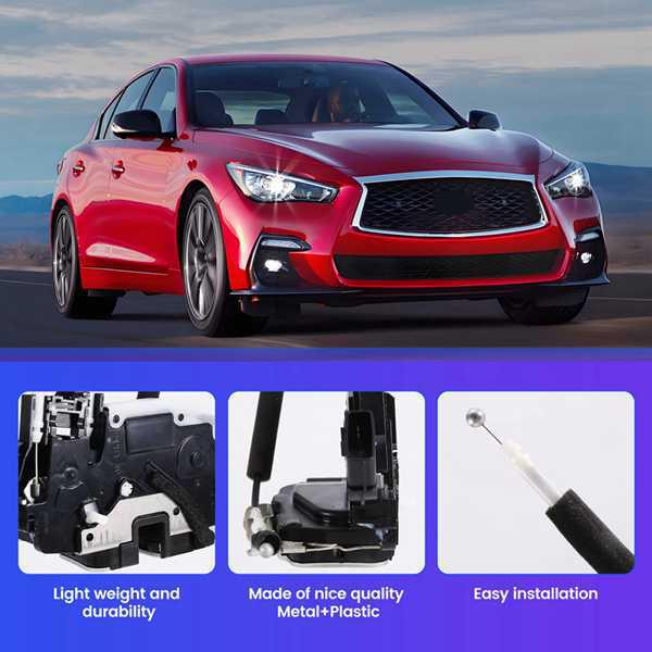 Rear Right Door Lock Actuator 825004GA0A for Infiniti 2014-2017 Models (Part 82500-4GA0A).