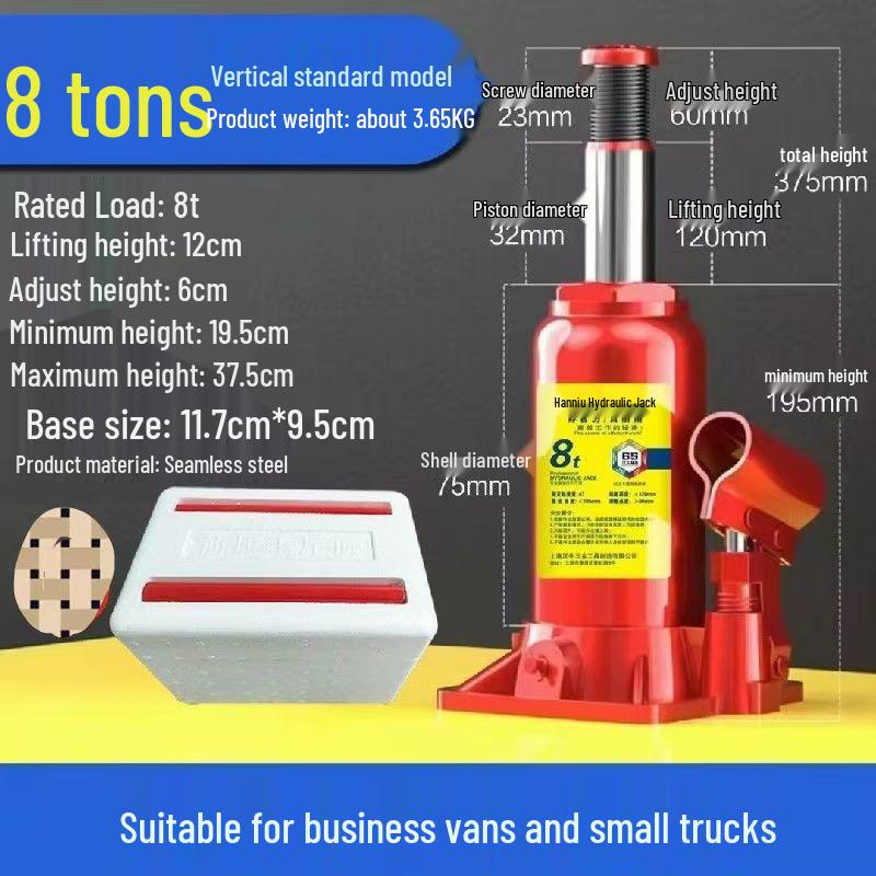 2-50 Ton Schwerlast-Hydraulikheber: Handbetrieben für LKW, PKW, Limousinen und Offroad-Reifenwechsel