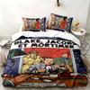 Blake und Mortimer 3-teiliges Set Perfekt für das Schlafzimmer Bequemes Bettwäsche-Set enthält einen Bettbezug und zwei Kissenbezüge Ideales Geburtstags- oder Weihnachtsgeschenk