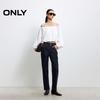ONLY Women's 2025 Autumn High-Waist Straight-Leg Cropped Jeans