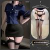 Sex Underwear Sex Police Uniform Cosplay Uniform Hot Nightclub Bar Uniform Hollow Buttocks Skirt Women