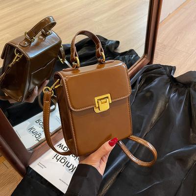 Handbag Women's New Shoulder Bag Premium Textured Versatile Messenger Small Square Bag