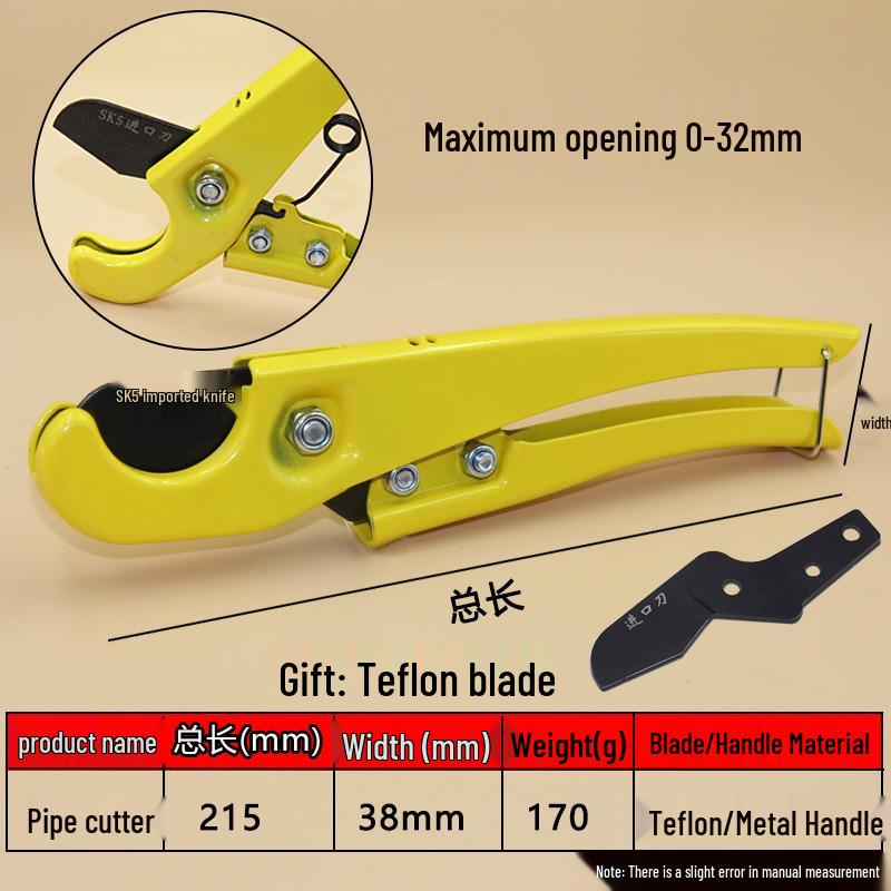PPR Pipe & Conduit Cutter Pliers: Professional PVC & Water Pipe Quick-Cut Tool