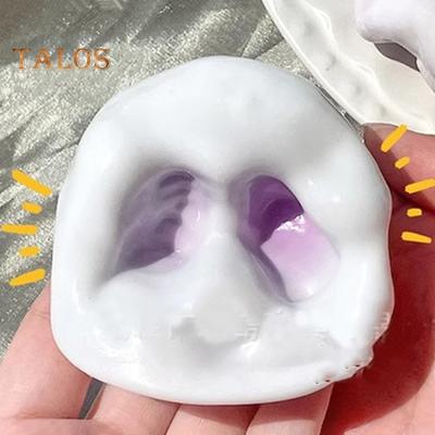 Lot de 6 balles anti-stress sensorielles en TPR souple pour enfants et adolescents, jouet anti-anxiété, modelable, coloré