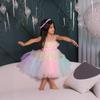 Girls' Color Matching Tutu Skirt Cake Skirt Children's Dress