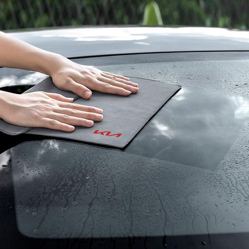 Car Wash Towel Microfiber Cleaning Rag Cloth Car Goods For Kia Rio 3 K2 Ceed Cerato K3 Sportage 4 Picanto K5 Optima Sorento Forte Stinger
