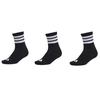 Adidas Breathable Solid Color Comfortable Soft Mid-Calf Socks 3 Pairs Unisex Socks KC9617