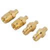 4pcs Nickel plated Brass MCX to SMA Adapter 50ohm Impedance for Antenna Radio