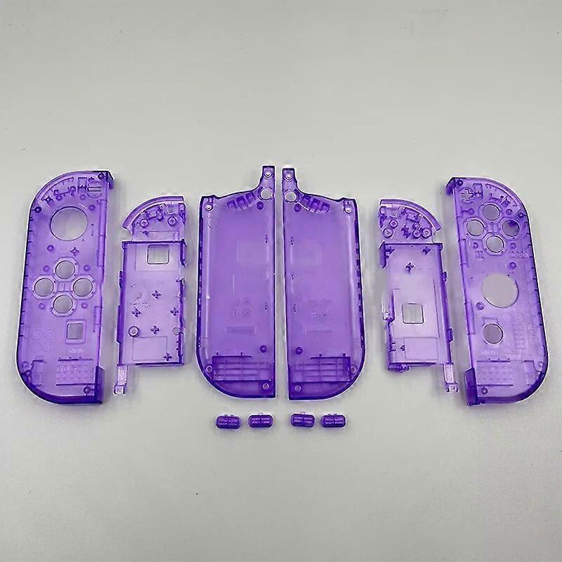 For Replacement Clear Transparent Shell Cover SL SR Buttons for Nintendo Switch NS Joy Con Controller
