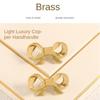 Retro Bow Tie Brass Handle Gold Color Wardrobe Drawer Pulls Creative Cabinet Door Knobs  Cupboard