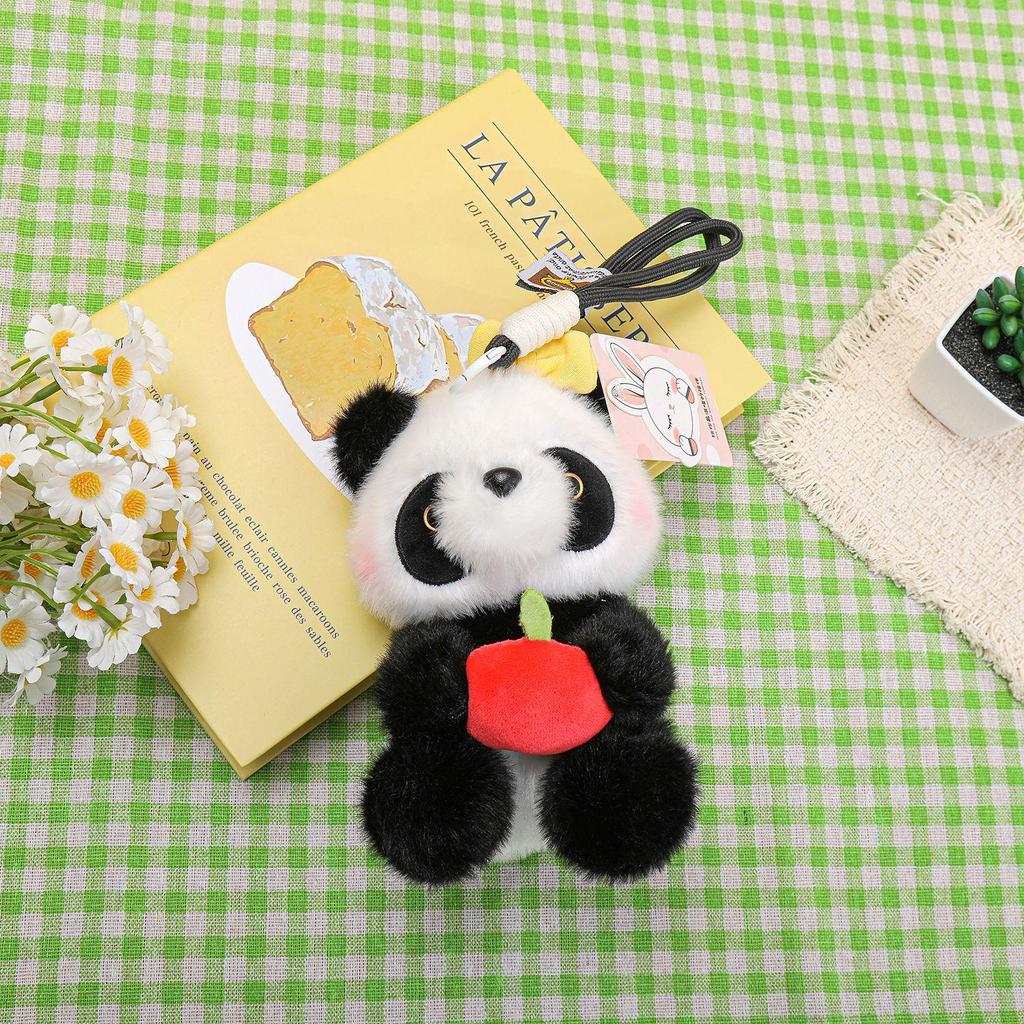 Adorable Panda Plush Toy Keychain - Cute, Fun Pendant for Bags & Gifts