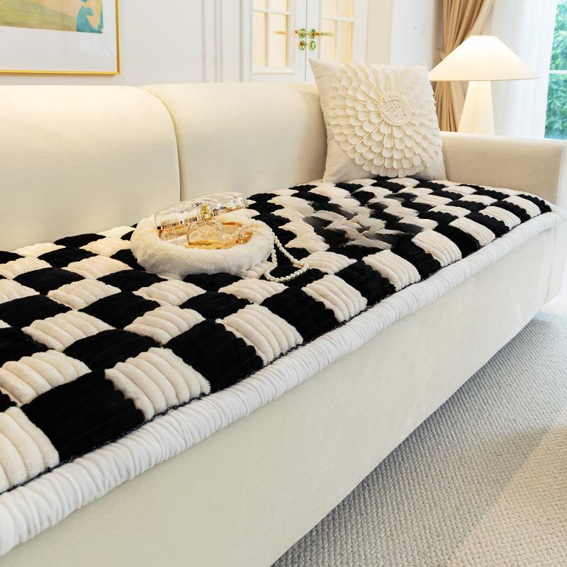 

Легкий роскошный полный набор высококачественных зимних противоскользящих подушек, утолщенный кожаный диван, специальная подушка, чехол для дивана, чехол для дивана, подушка 50*50