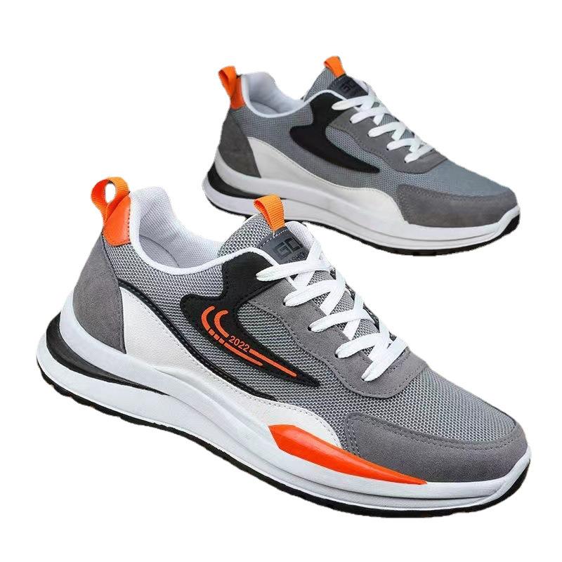 New men's mesh breathable casual shoes fashionable versatile outdoor soft-soled student sports shoes running shoes