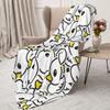 Custom Ultra-Soft Fleece Yellow Colorful Rubber Duck Pattern Throw Blanket Warm Flannel Blankets for Bed Home Couch Quilt