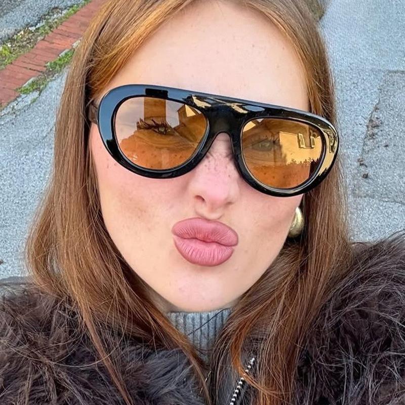 UV Protection Lightweight Comfortable Durable High Quality Retro Travel Friendly Round Shaped Sun Glasses Hip-hop