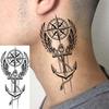 1 Foglio Tatuaggi Temporanei Vichingo Maori Drago Totem per Uomo Avambraccio Collo, Adesivi Tatuaggio Finti Temporanei Impermeabili Tatuaggi Realistici