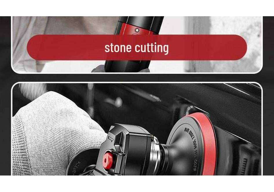 Compact Multi-Functional Handheld Angle Grinder and Polisher