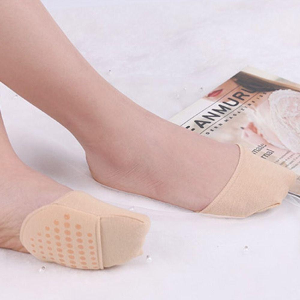1 Pair Breathable Half Palm Foot Pad Soft Toe Socks New Half Feet Socks