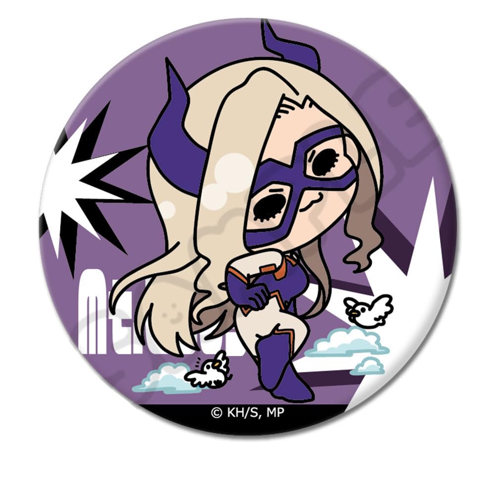 

TV Anime Hero 4th Edition Round Can Badge M NG My Academia [Mt. Lady] Everyone s Mochocho! [57mm]