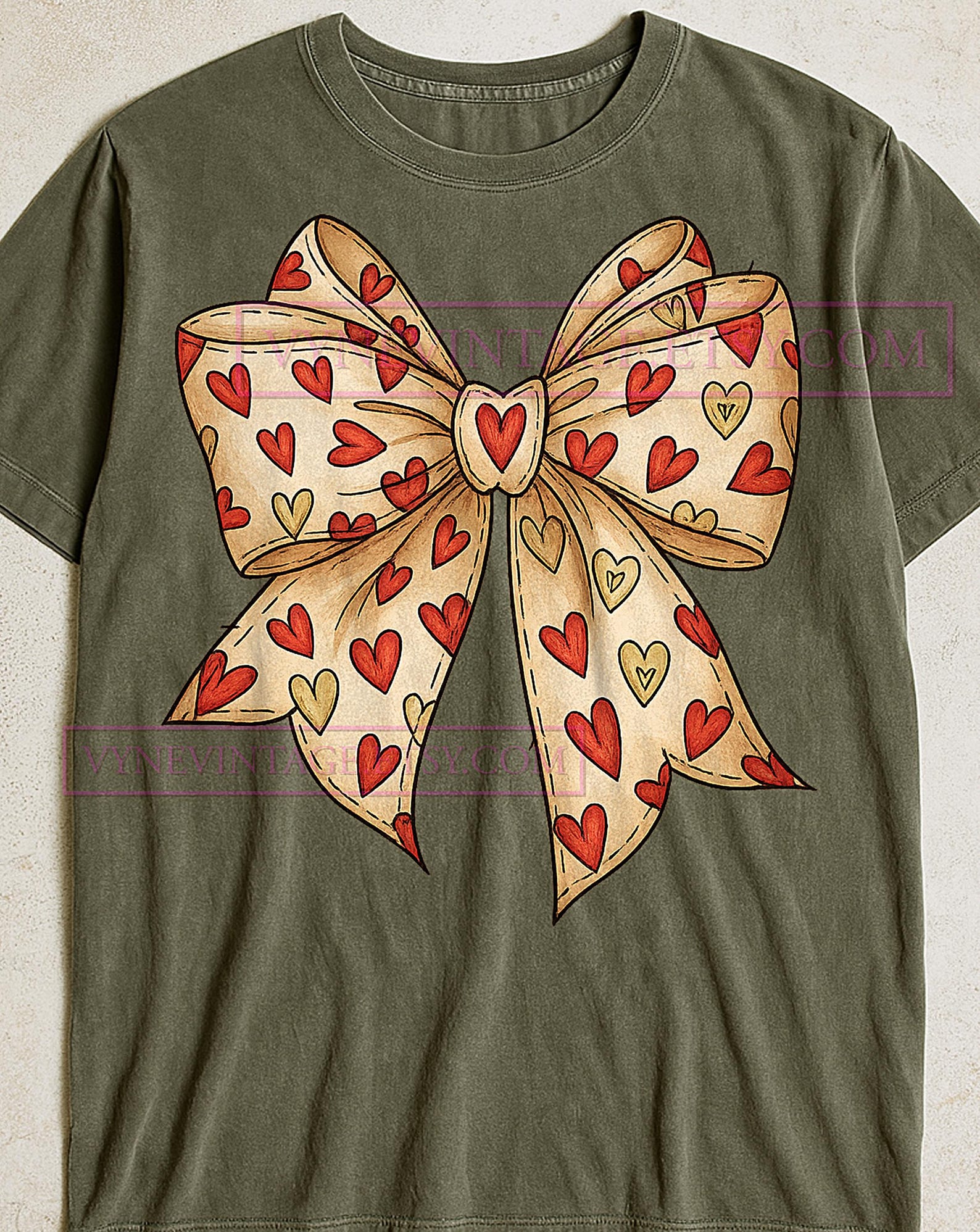 Valentine Present Ribbon T-Shirt, Valentine s Day Graphic Tee, Love Gift Shirt, Romantic Present Tee, Holiday Gift Idea XL